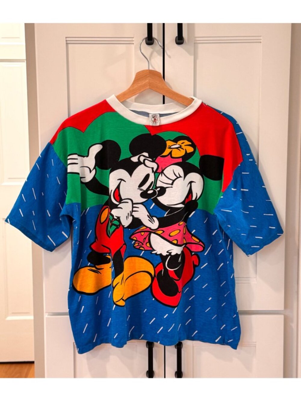 80s Vintage Mickey Minnie JG Hook Walt Disney Collectors Series Size M Shirt Top